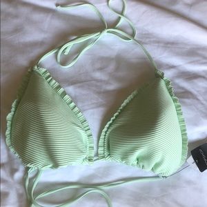 Mint green bathing suit top